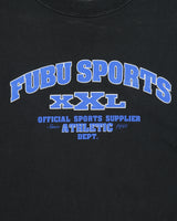 Vintage 1990s FUBU Sports XXL Heavyweight Made In USA Crewneck T-Shirt - L