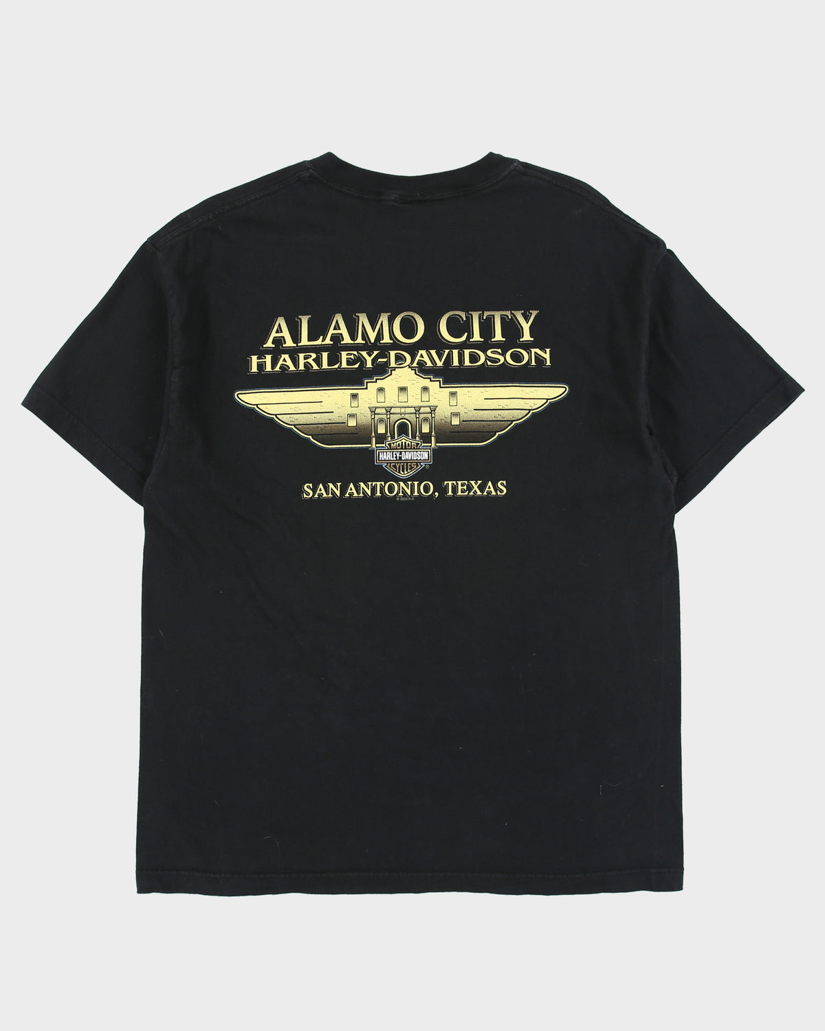 Vintage 2003 Y2K Harley Davidson Alamo City San Antonio Texas Heavyweight Crewneck T-Shirt - XL