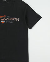 Vintage 2003 Y2K Harley Davidson Alamo City San Antonio Texas Heavyweight Crewneck T-Shirt - XL