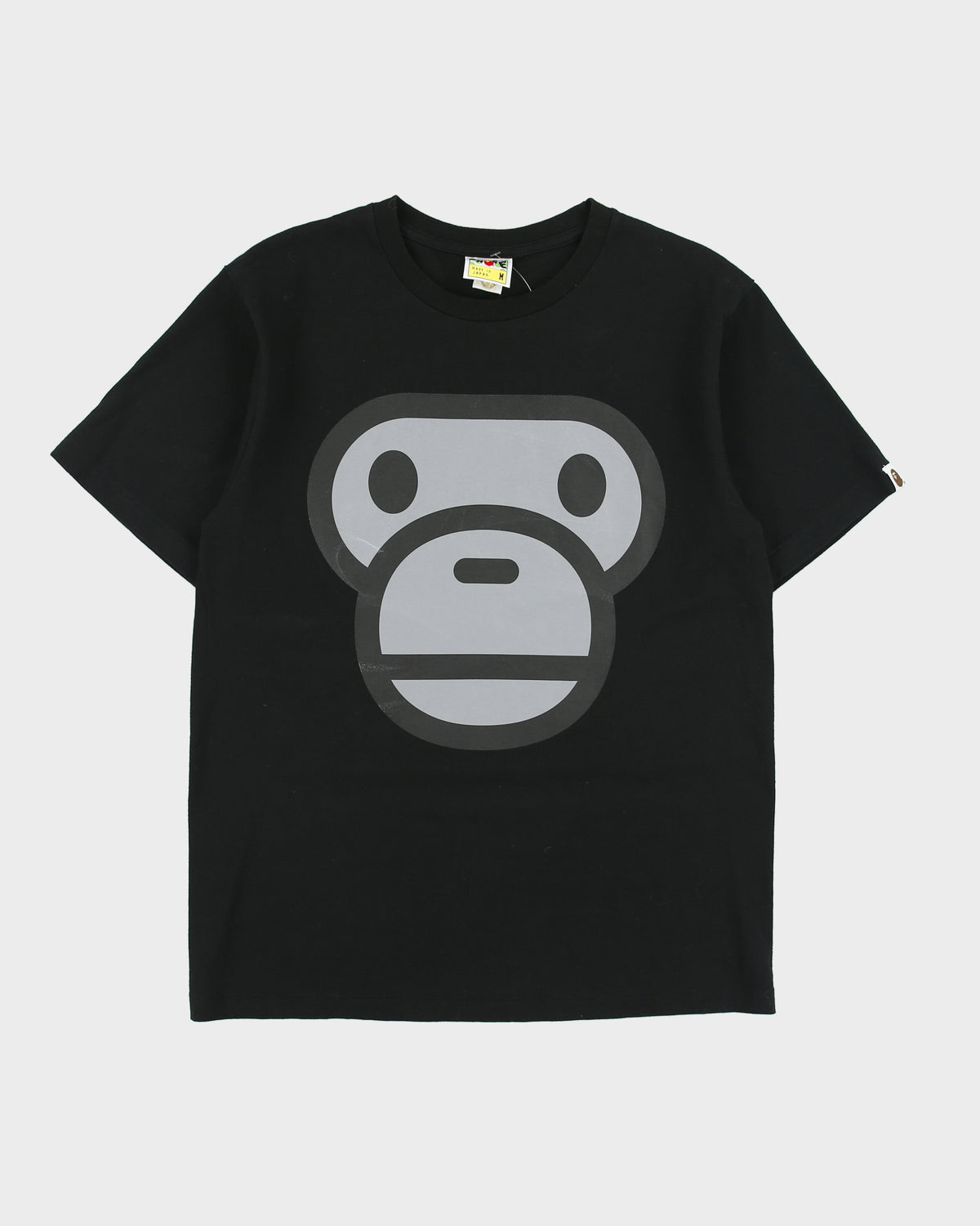 Vintage 2010 Bape A Bathing Ape Baby Milo Heavyweight Single Stitch Made In Japan Crewneck T-Shirt - M