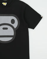 Vintage 2010 Bape A Bathing Ape Baby Milo Heavyweight Single Stitch Made In Japan Crewneck T-Shirt - M