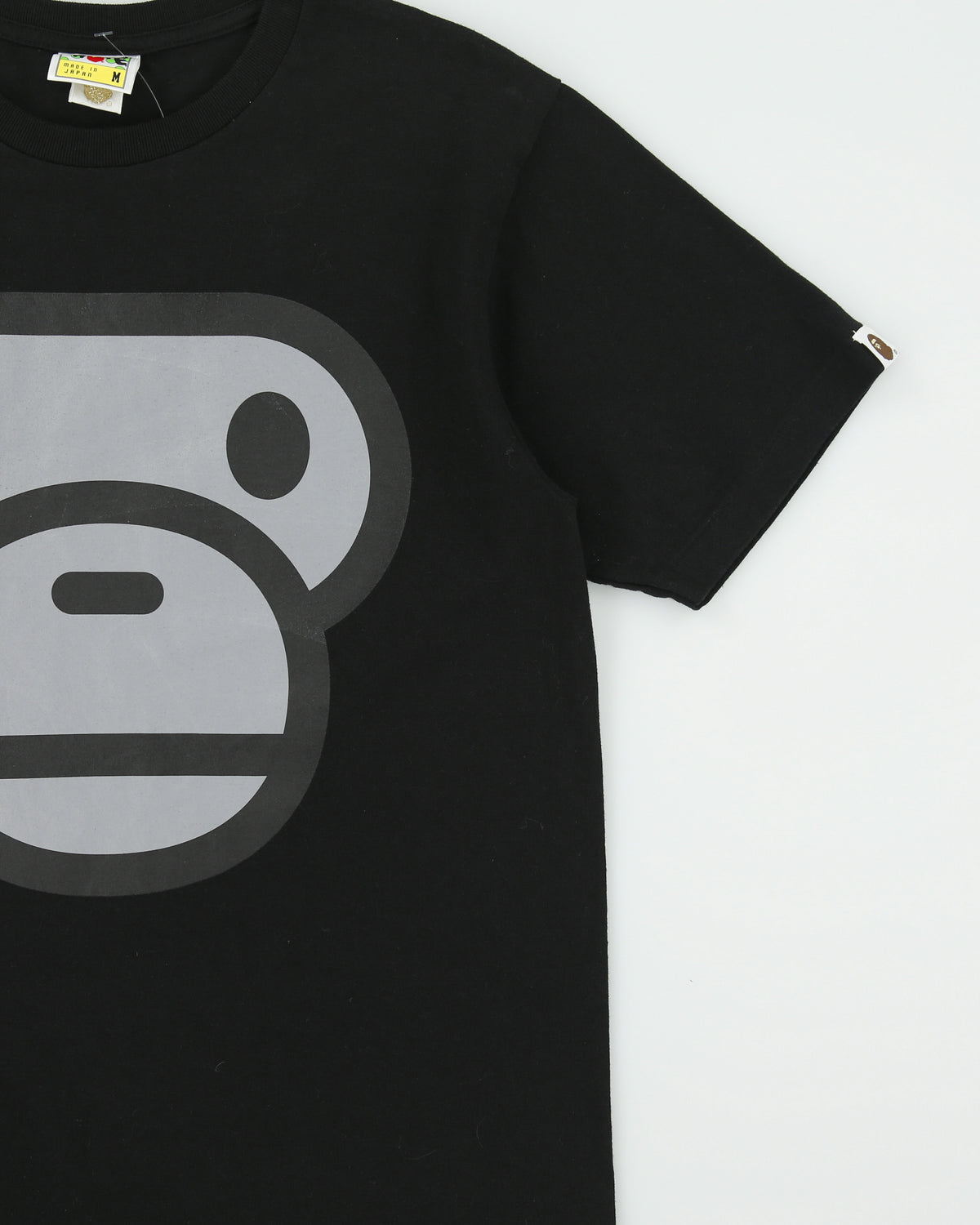 Vintage 2010 Bape A Bathing Ape Baby Milo Heavyweight Single Stitch Made In Japan Crewneck T-Shirt - M