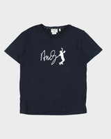 Vintage Lacoste x Andy Murray Navy V-Neck T-Shirt - M