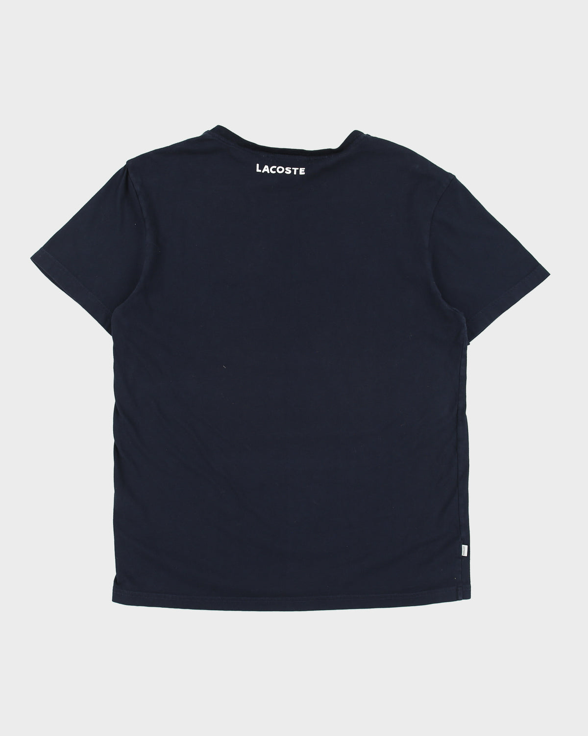 Vintage Lacoste x Andy Murray Navy V-Neck T-Shirt - M