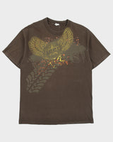 Vintage Y2K JEEP Chrysler Heavyweight Graphic Crewneck T-Shirt - L