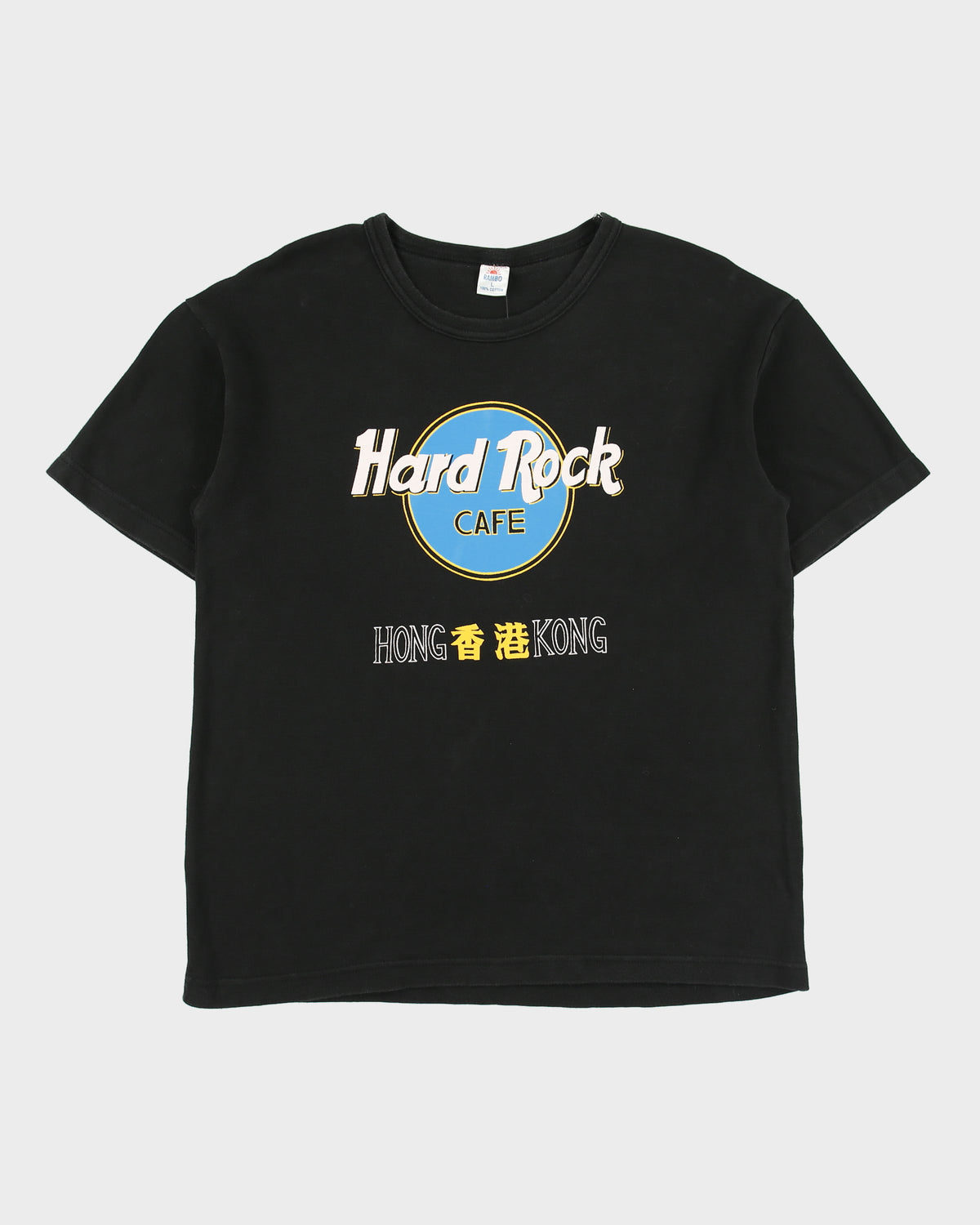 Vintage Y2K 00s Hard Rock Hong Kong Heavyweight Crewneck T-Shirt - L