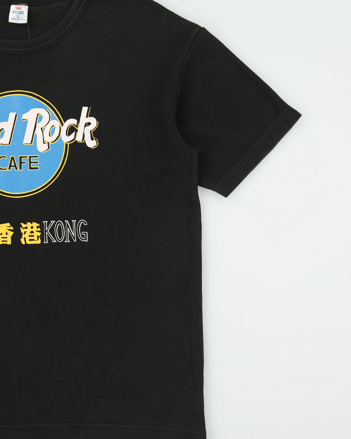 Vintage Y2K 00s Hard Rock Hong Kong Heavyweight Crewneck T-Shirt - L