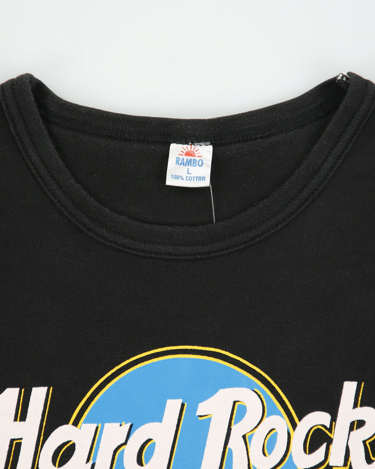 Vintage Y2K 00s Hard Rock Hong Kong Heavyweight Crewneck T-Shirt - L