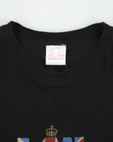 Vintage Y2K 00s London England Heavyweight Union Jack Crewneck T-Shirt - L