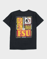 Vintage 1993 Florida State University Seminoles Football Heavyweight Salem Single Stitch Made In USA NCAA Crewneck T-Shirt - M
