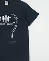 Vintage Y2K 00s Niagra Falls Destination Joke Heavyweight Crewneck T-Shirt - M