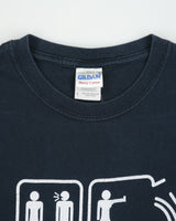 Vintage Y2K 00s Niagra Falls Destination Joke Heavyweight Crewneck T-Shirt - M