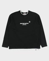 Aape By A Bathing Ape Heavyweight Layered Aape Now Long Sleeve Crewneck T-Shirt - M