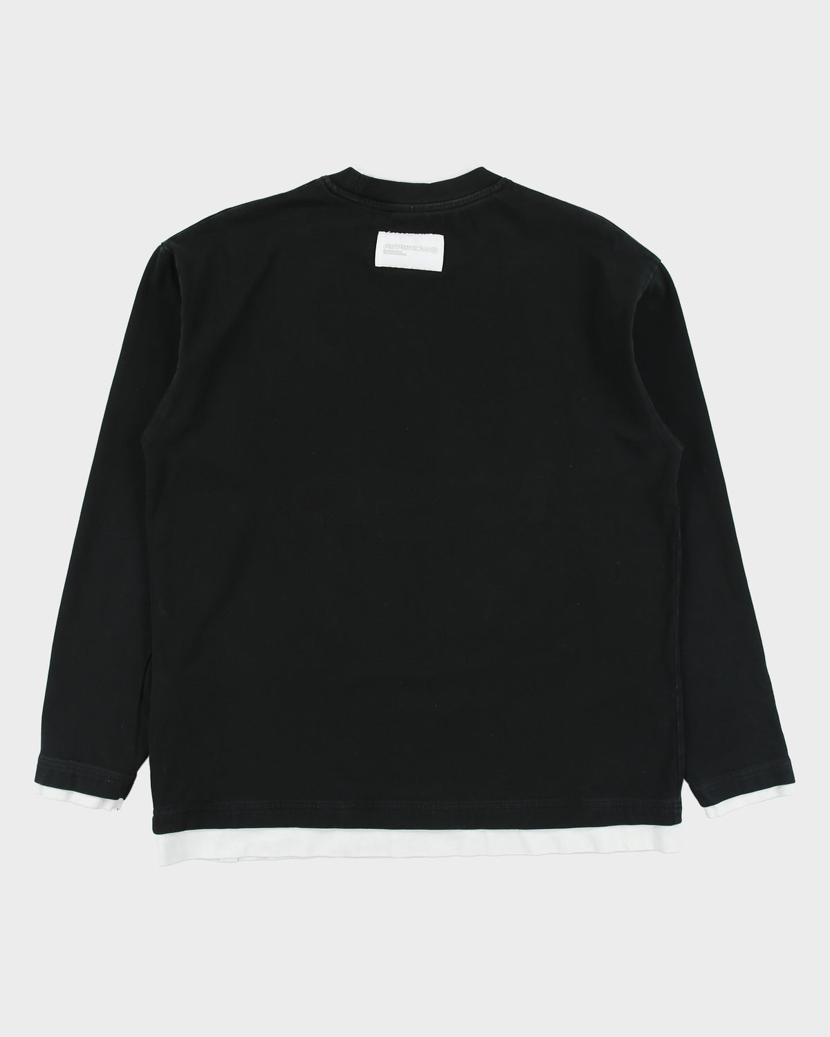 Aape By A Bathing Ape Heavyweight Layered Aape Now Long Sleeve Crewneck T-Shirt - M
