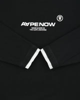Aape By A Bathing Ape Heavyweight Layered Aape Now Long Sleeve Crewneck T-Shirt - M