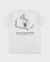 Vintage 1992 William F. White Motion Picture Film Equipment Heavyweight Single Stitch Made In Canada Crewneck T-Shirt - L