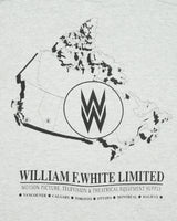 Vintage 1992 William F. White Motion Picture Film Equipment Heavyweight Single Stitch Made In Canada Crewneck T-Shirt - L