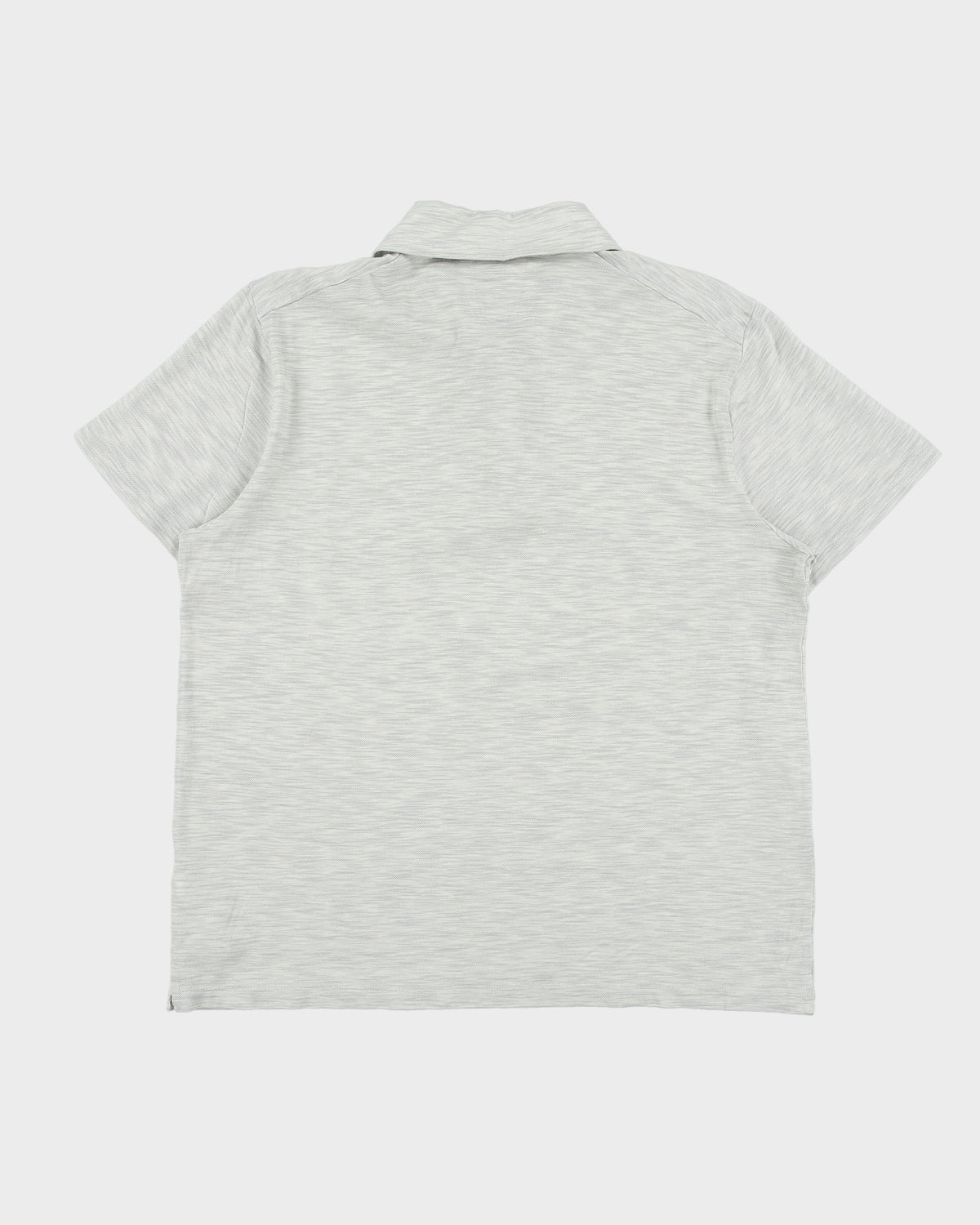 Hugo Boss Tailored Marl Grey Pryde Slim Fit Short Sleeve Polo Shirt - XL