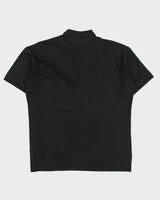 Vintage Y2K 00s Diesel Black Label Snap Button Short Sleeve Polo Shirt - XL