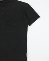 Vintage Y2K 00s Diesel Black Label Snap Button Short Sleeve Polo Shirt - XL