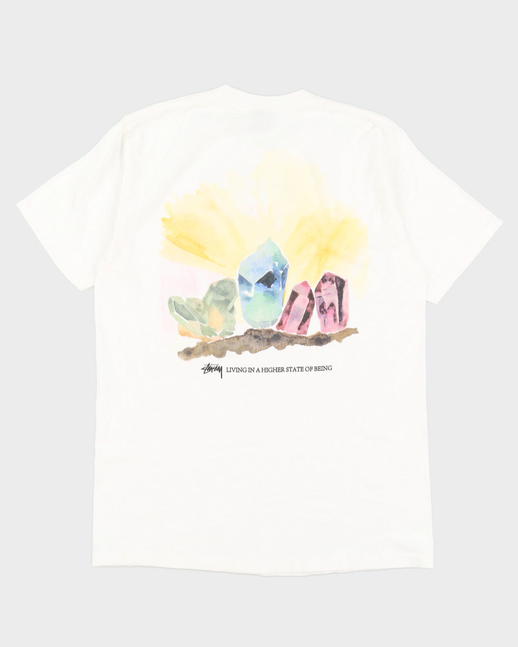 Stussy "Living In A Higher State Of Being" T-Shirt - L