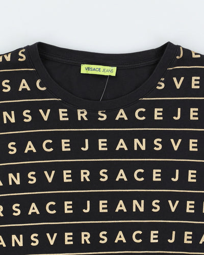 Versace Jeans Black Long Sleeved T- Shirt - S