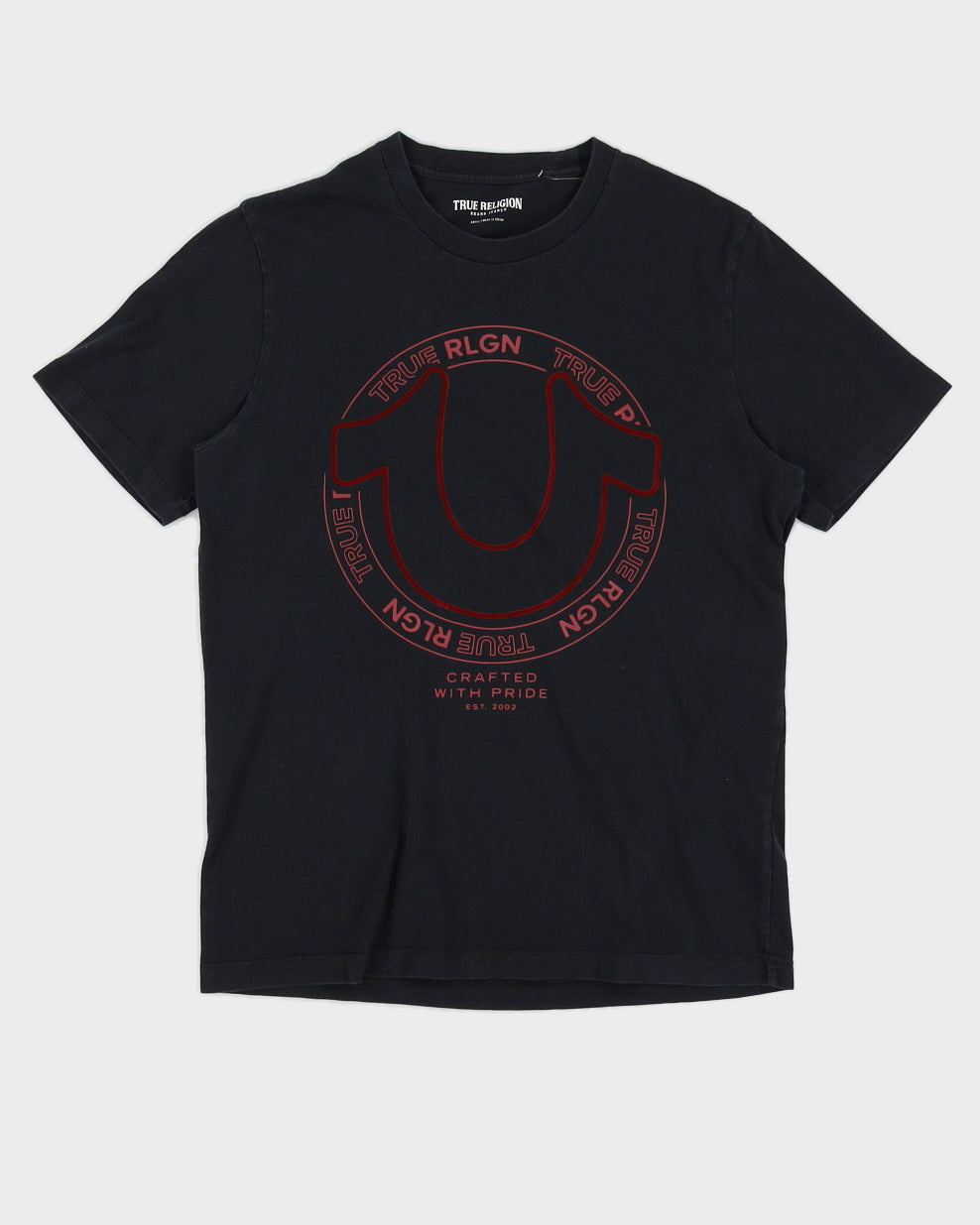 Y2K 00s True Religion Logo Front T-Shirt - S
