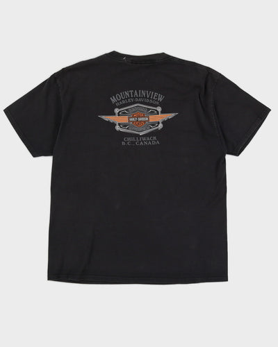 Harley Davidson Black Graphic T-Shirt - L