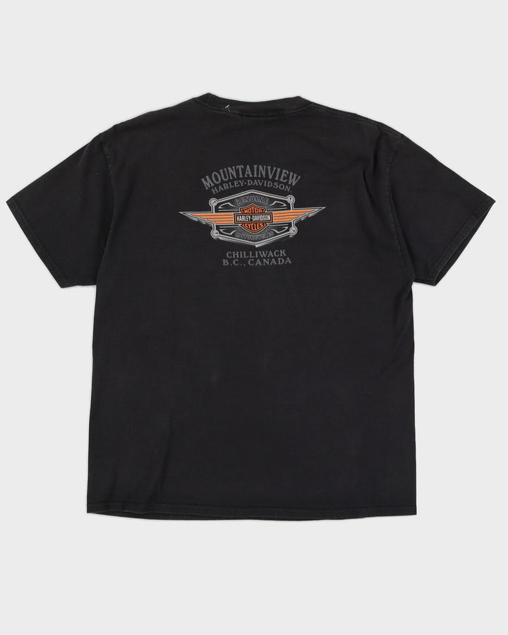Harley Davidson Black Graphic T-Shirt - L