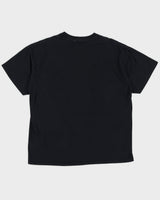 1990s Black Wolf Graphic T-Shirt - XL