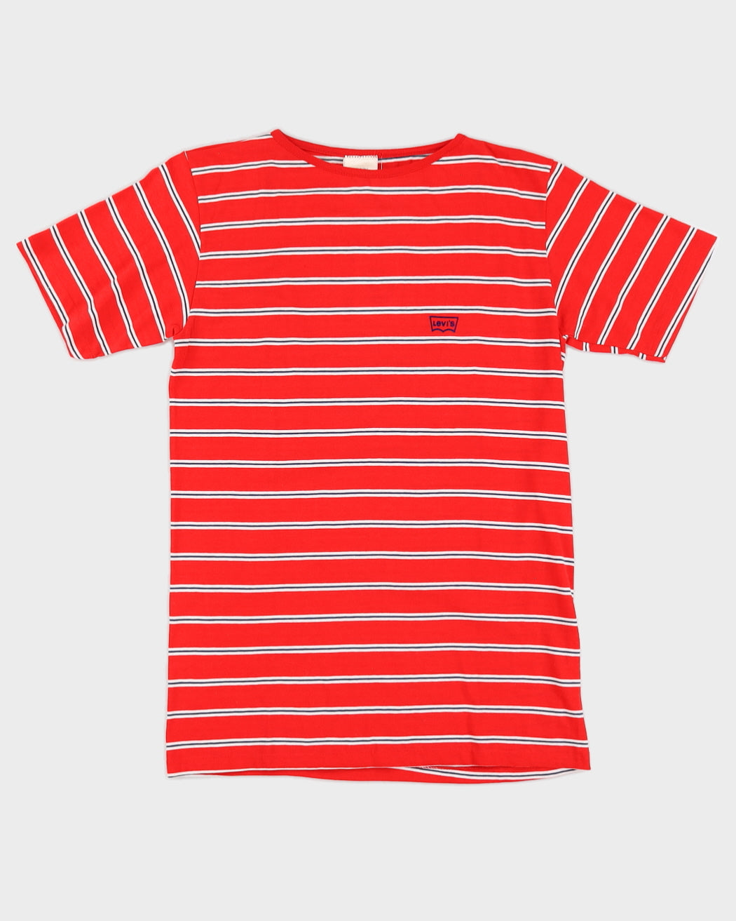 Vintage 70s Levi's Red Striped T-Shirt - M