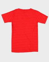 Vintage 70s Levi's Red &amp; Black Striped T-Shirt - M