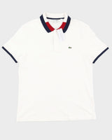 Lacoste Men's White Polo Shirt - XL