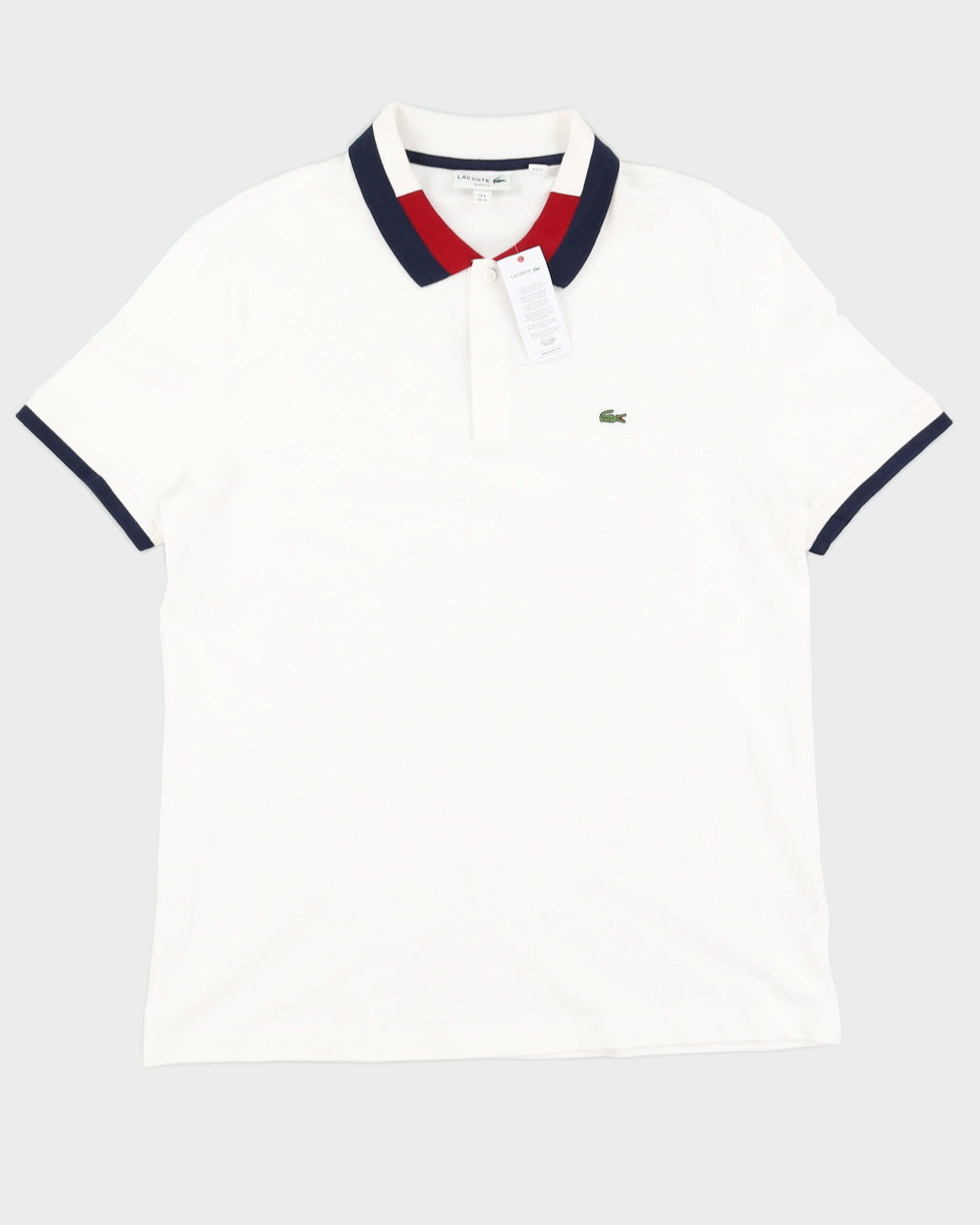 Lacoste Men's White Polo Shirt - XL
