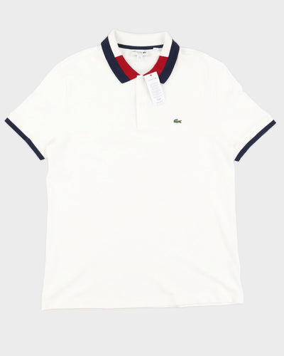 Lacoste Men's White Polo Shirt - XL