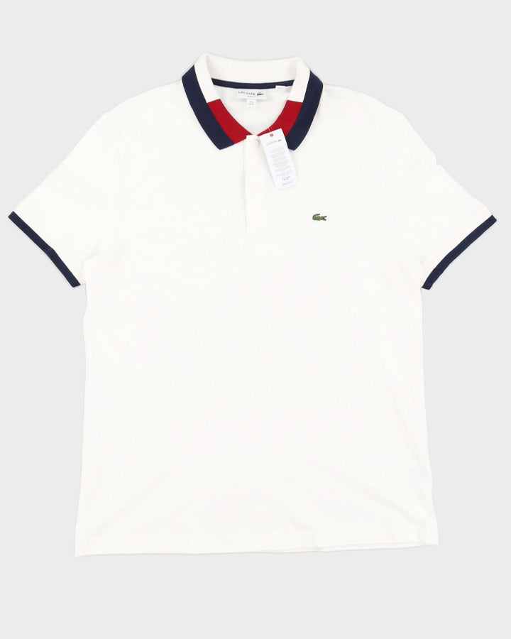 Lacoste Men's White Polo Shirt - XL