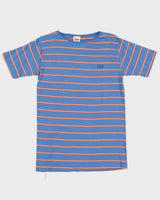 Vintage 70s Levi's Blue &amp; Orange Striped T-Shirt - M