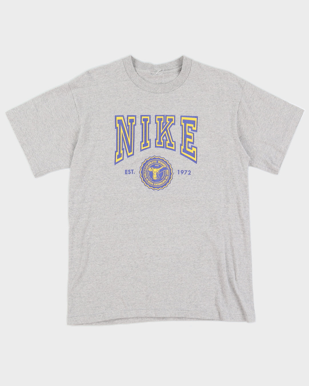 Y2K 00s Nike Grey Marled T-Shirt - M