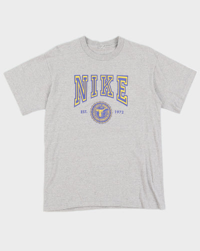 Y2K 00s Nike Grey Marled T-Shirt - M