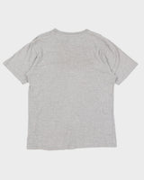 Stussy Ls Stars Pocket Crew Grey T-Shirt - M