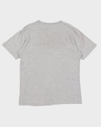 Stussy Ls Stars Pocket Crew Grey T-Shirt - M