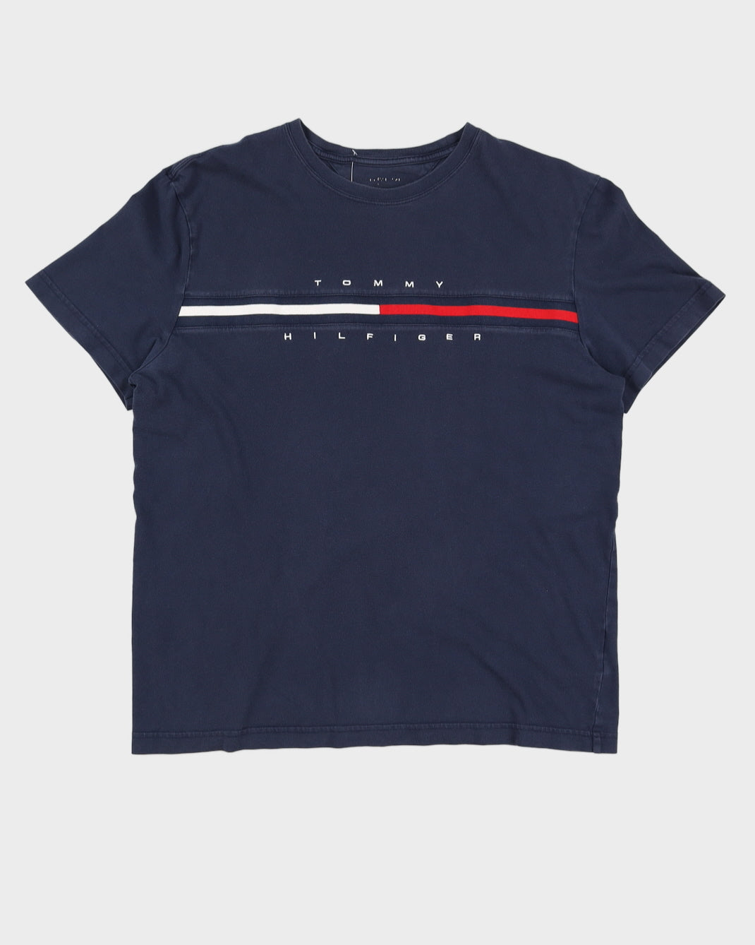 Tommy Hilfiger Embroidered Blue T-Shirt - L