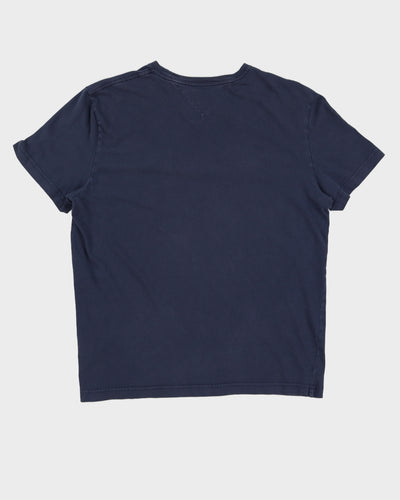Tommy Hilfiger Embroidered Blue T-Shirt - L