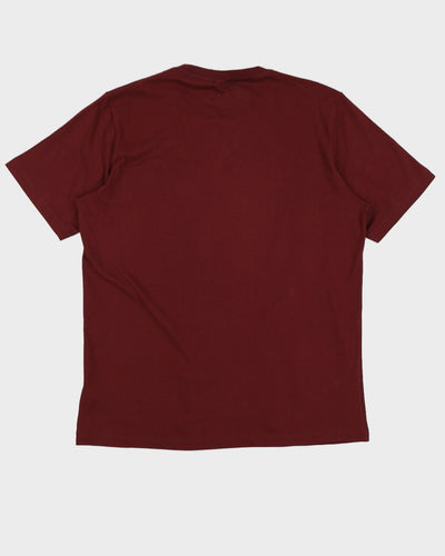 Diesel Maroon Pocket T-Shirt - XL