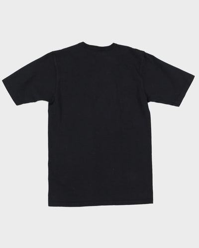 Black Champion Velvet Logo T-Shirt - S