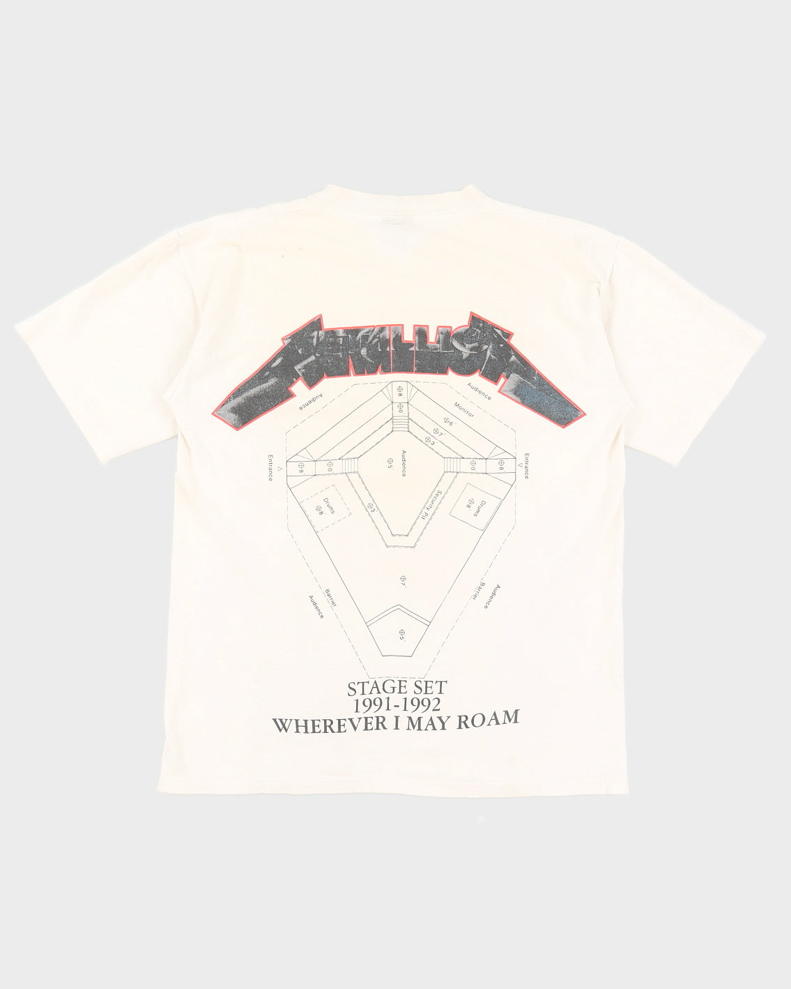 1991 Metallica Wherever I May Roam Tour T-Shirt - L