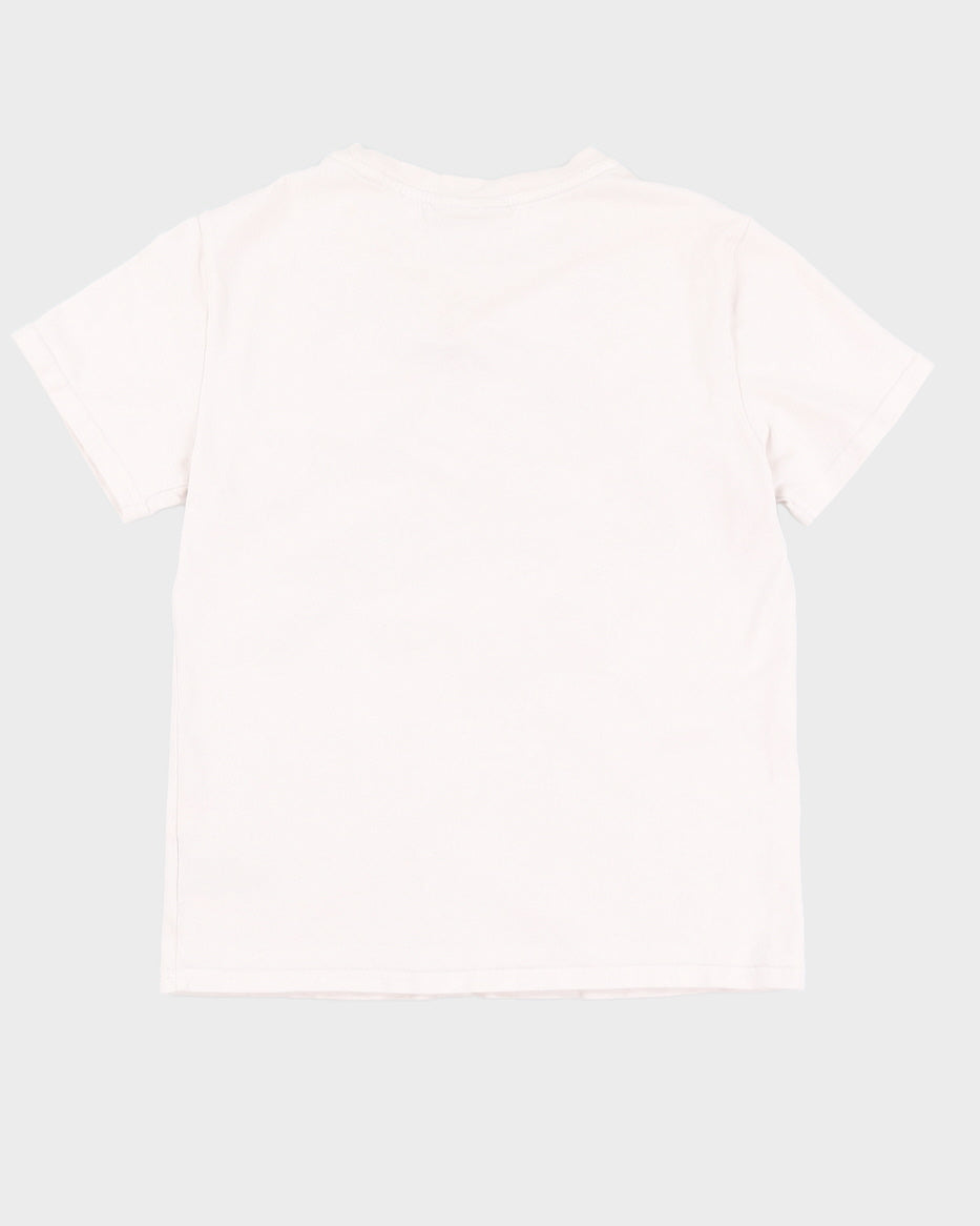 White Burberry T-Shirt - M