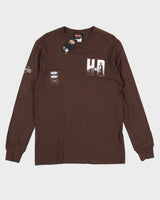 Harley Davidson Vancouver Canada Brown Long Sleeved T-Shirt Deadstock With Tags - M