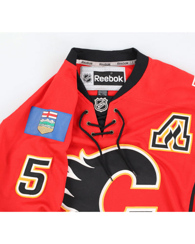 NHL Mark Giordano #5 Calgary Flames Jersey Signed - XL