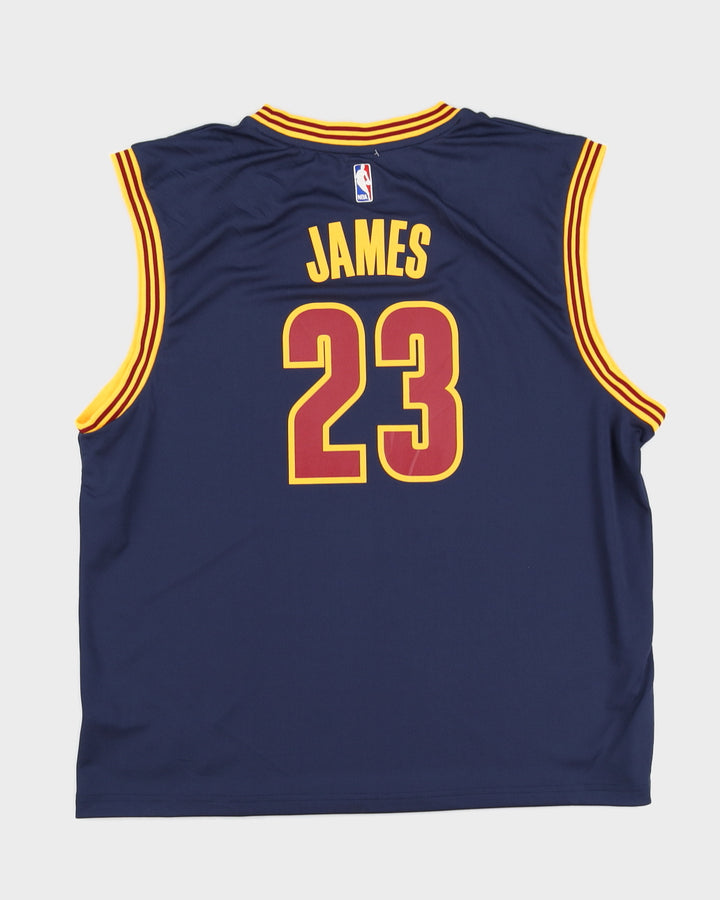 NBA Adidas Cavs Cleveland Cavaliers Lebron James #23 Blue Jersey XL